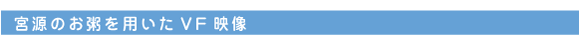 宮源のお粥を用いたVF映像